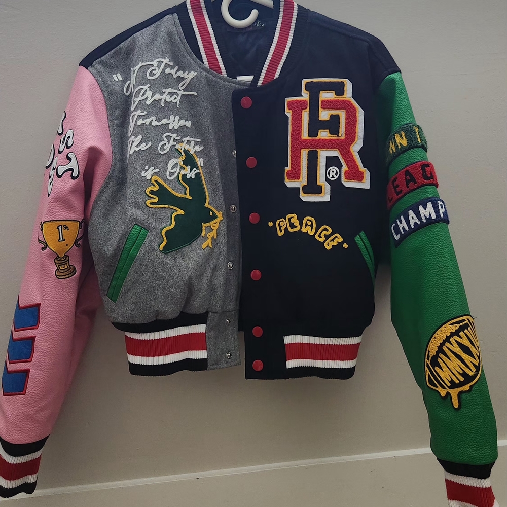 SWANK Multicolor Varsity Jacket